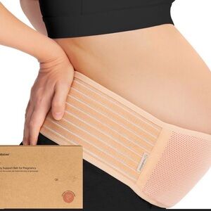 KeaBabies 2-in1 Nurture Maternity Support Belt in Beige NEW